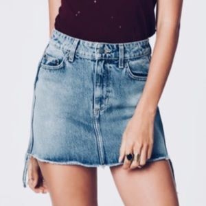 LF denim skirt, lightly worn